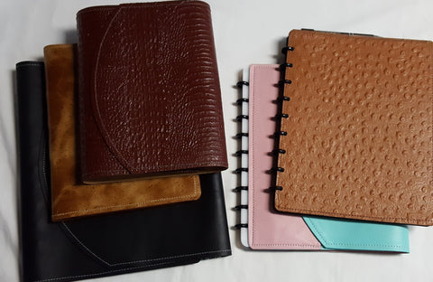 Leather Covers - for Discbound and Traditional Notebooks