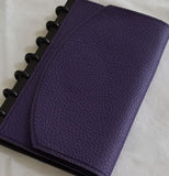 Reversible Wrap-Around Leather Discbound Notebook Cover